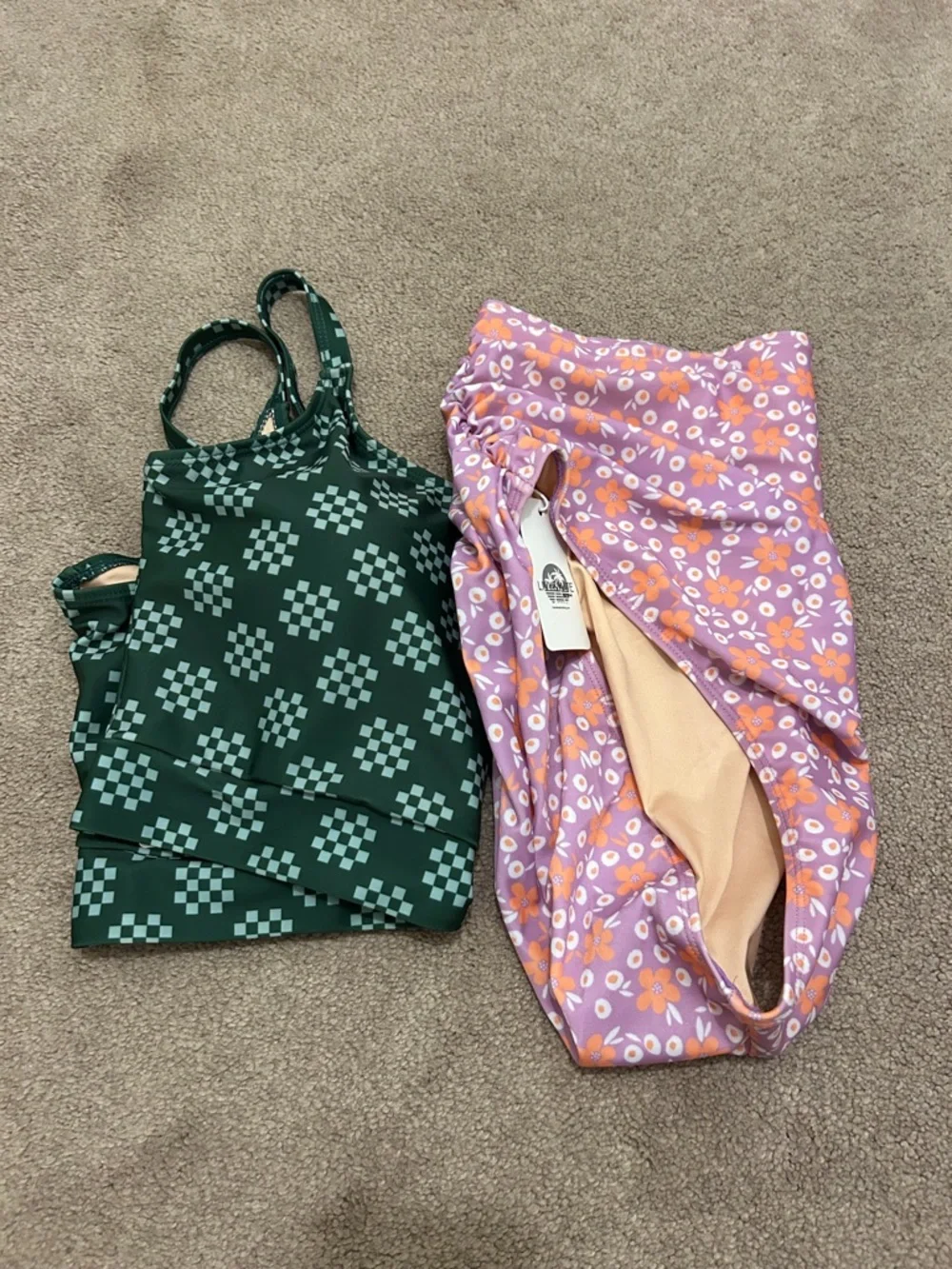 NWT Livy&Kate Bayside Top in Check Mate and Mid Rise Bottoms in Daisy Sunrise - Picture 1 of 11
